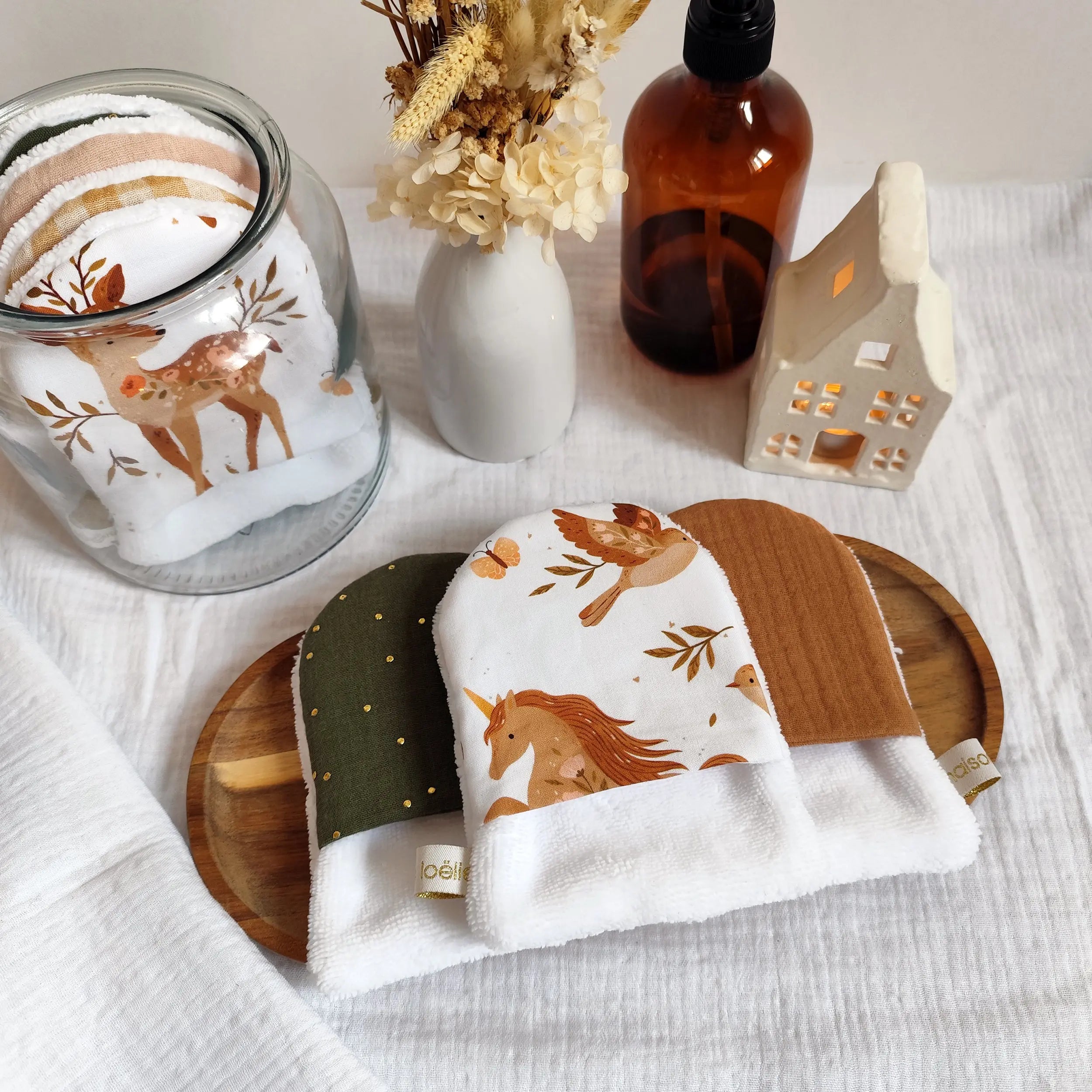 Le gant de toilette enfant - Maison Loëlie