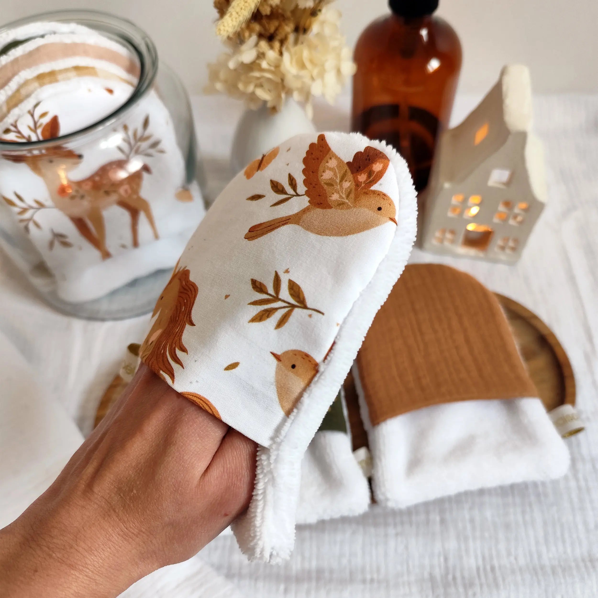 Le gant de toilette enfant - Maison Loëlie