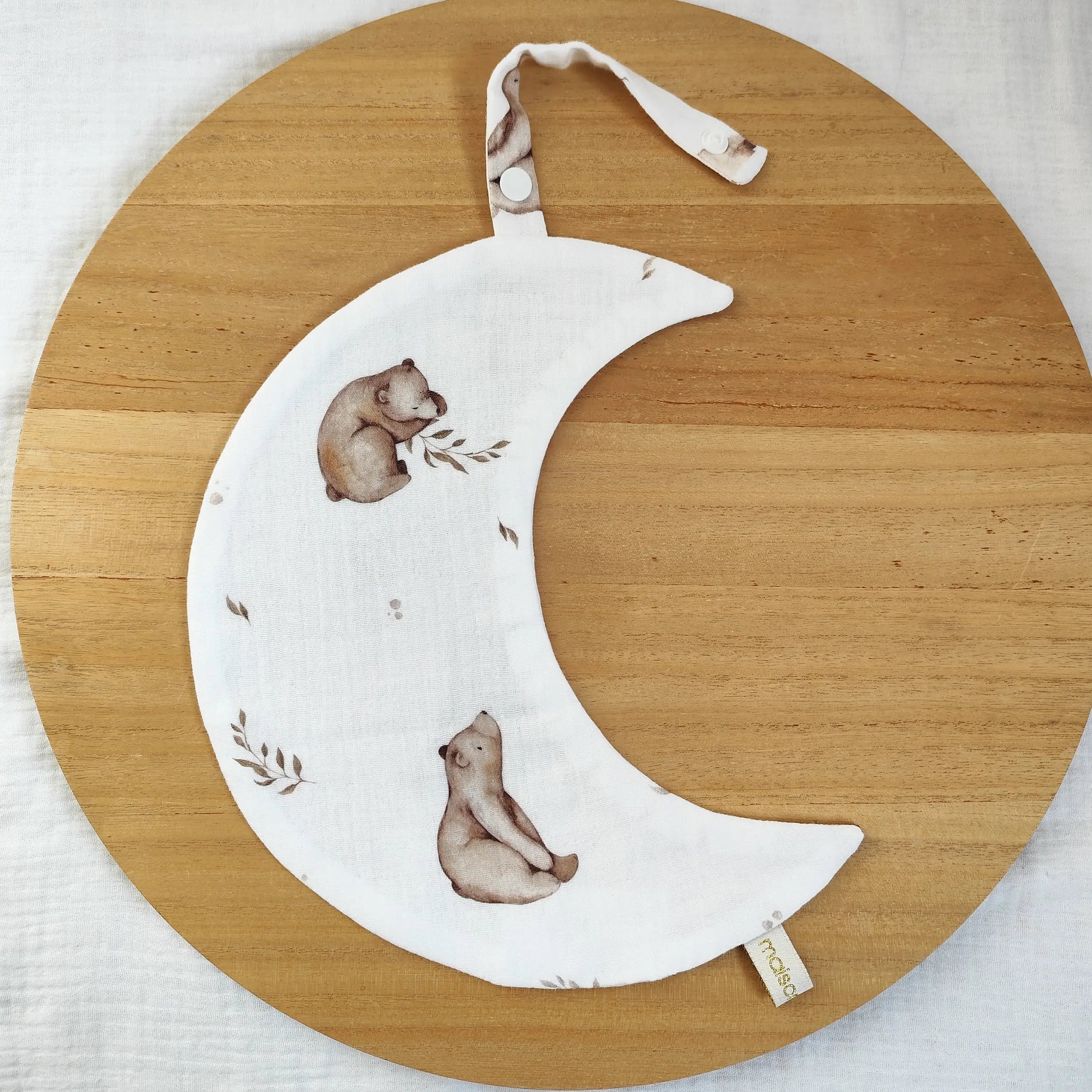 Le doudou lange demi-lune - Maison Loëlie