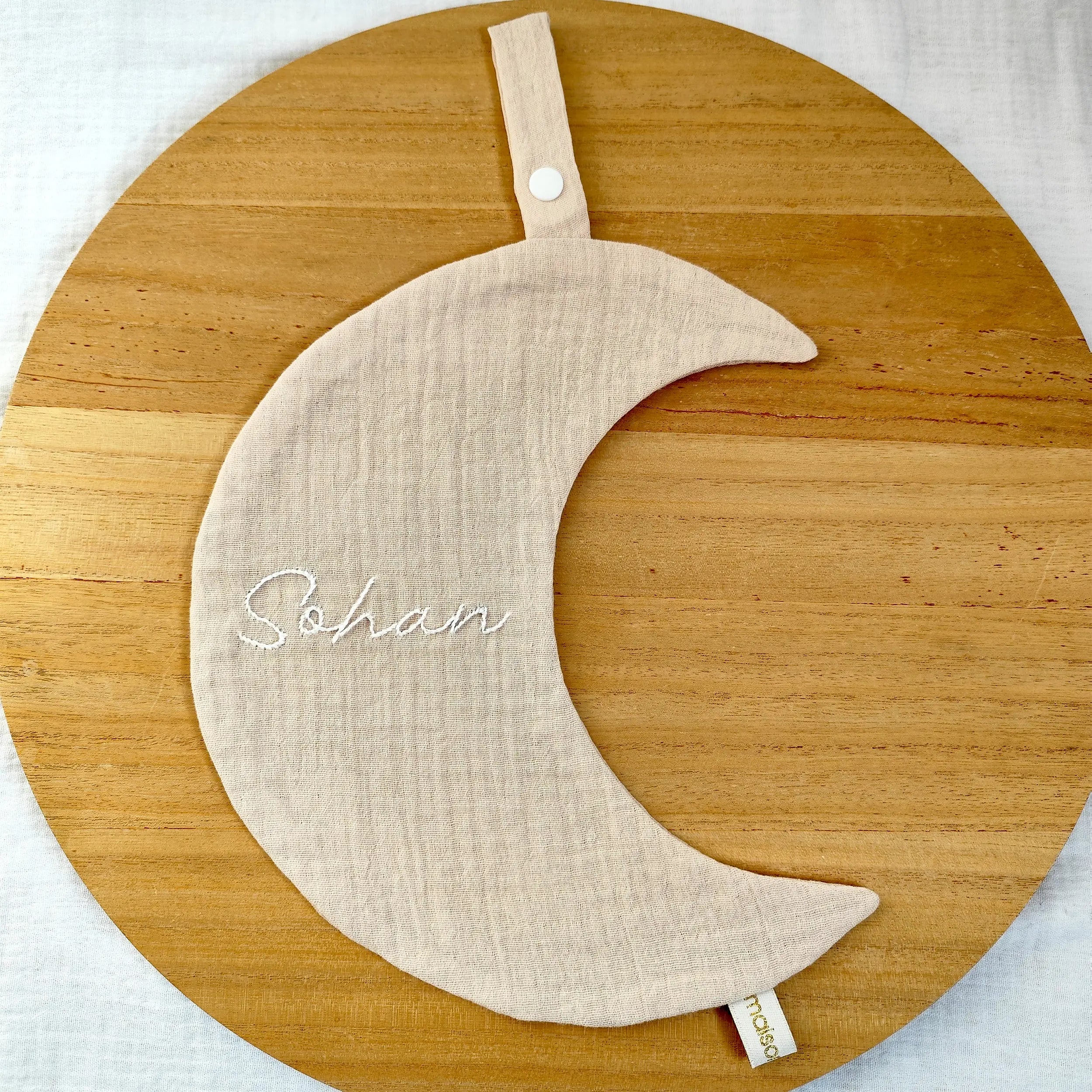 Le doudou lange demi-lune - Maison Loëlie